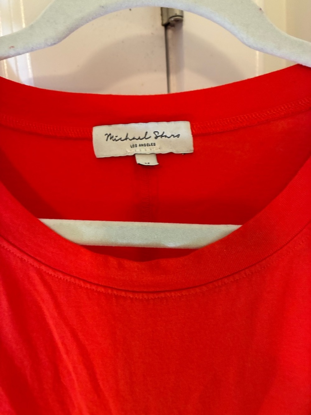 Michael Stars Anthropologie Bright Red Tie-Front Maxi Dress - Picture 3 of 4